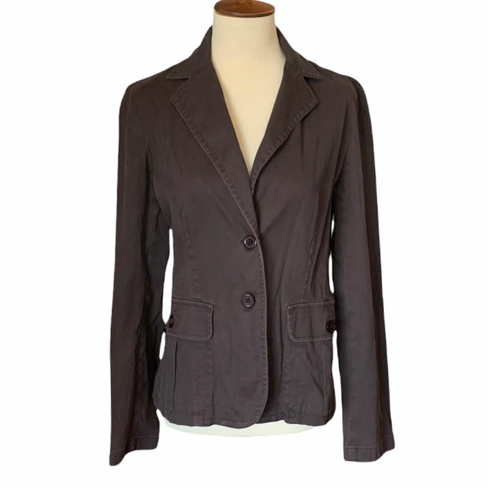 Ann Taylor Factory brown cotton casual jacket, 6